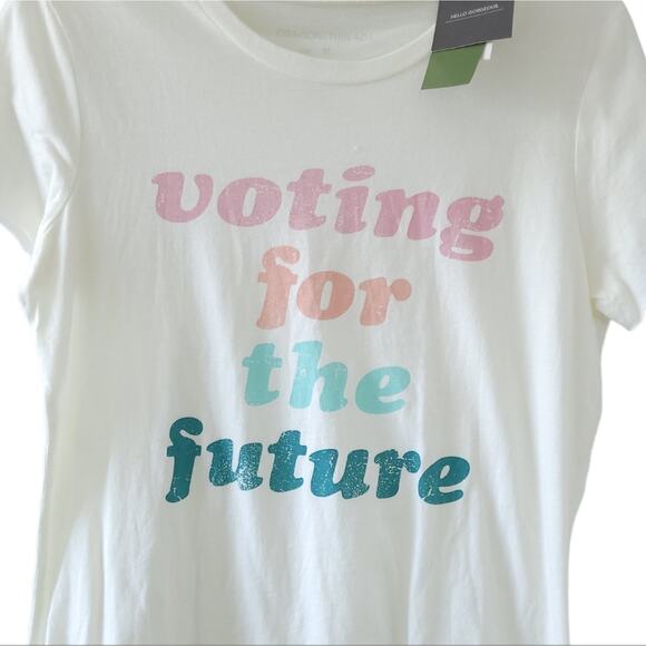 NEW Grayson Threads Voting for the Future Ladies Tee Tshirt Medium Short Sleeve - Picture 5 of 5